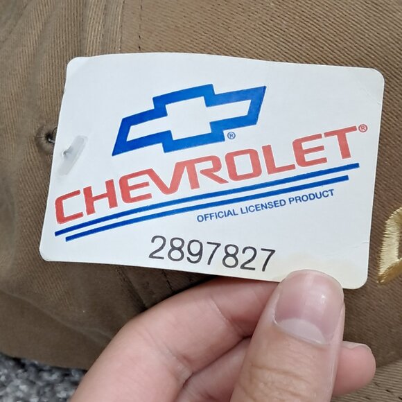 Swingster Chevrolet Men's Baseball Hat Snapback Beige One Size - Picture 2 of 6